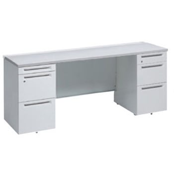 アドバンス 両袖机 3段B5 中央引出し無 スタンダードタイプ オカムラ(岡村製作所)