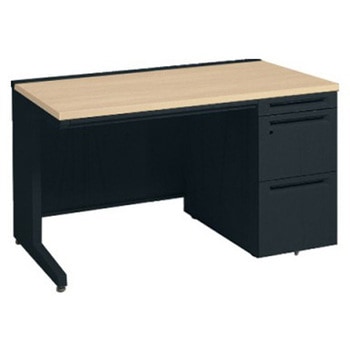 アドバンス 右片袖 中央引出し付(A3対応) 標準タイプ L脚 オカムラ(岡村製作所)