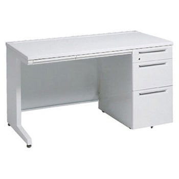 アドバンス 右片袖3段B5 中央引出し付(A3対応) コンセント対応タイプ L脚 オカムラ(岡村製作所)