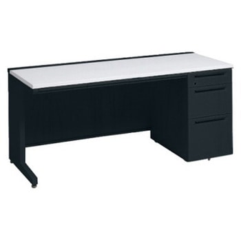 アドバンス 右片袖3段B5 中央引出し付(A3対応) 標準タイプ L脚 オカムラ(岡村製作所)