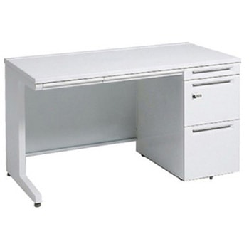 アドバンス 右片袖 中央引出し付(A3対応) コンセント対応タイプ ダイヤル錠タイプ L脚 オカムラ(岡村製作所)