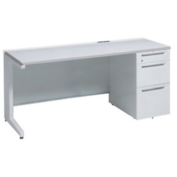 アドバンス 右片袖3段B5 中央引出し無 コンセント対応タイプ L脚 オカムラ(岡村製作所)