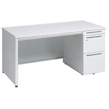 アドバンス 右片袖 中央引出し付(A3対応) 標準タイプ パネル脚 オカムラ(岡村製作所)