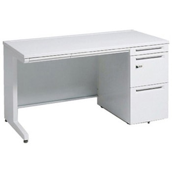 アドバンス 右片袖 中央引出し付(A3対応) 標準タイプ ダイヤル錠タイプ L脚 オカムラ(岡村製作所)