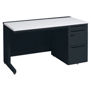 アドバンス 右片袖 中央引出し付(A3対応) 標準タイプ ダイヤル錠タイプ L脚 オカムラ(岡村製作所)