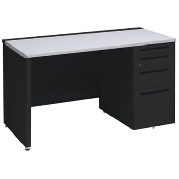 アドバンス 右片袖4段 中央引出し無 標準タイプ パネル脚 オカムラ(岡村製作所)