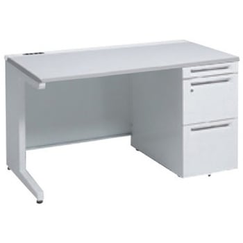 アドバンス 右片袖 中央引出し無 コンセント対応タイプ L脚 オカムラ(岡村製作所)