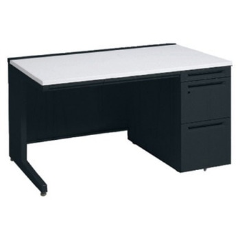 アドバンス 右片袖 中央引出し付(A3対応) 標準タイプ L脚 オカムラ(岡村製作所)