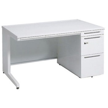 アドバンス 右片袖 中央引出し付(A3対応) 標準タイプ ダイヤル錠タイプ L脚 オカムラ(岡村製作所)