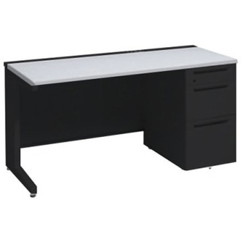 アドバンス 右片袖3段B5 中央引出し無 コンセント対応タイプ L脚 オカムラ(岡村製作所)