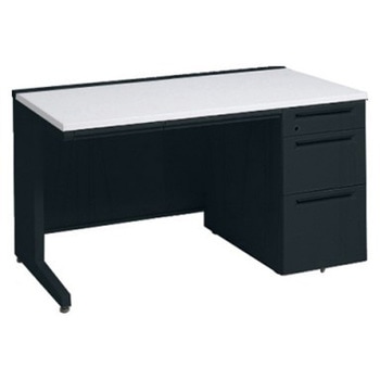 アドバンス 右片袖3段B5 中央引出し付(A3対応) 標準タイプ L脚 オカムラ(岡村製作所)