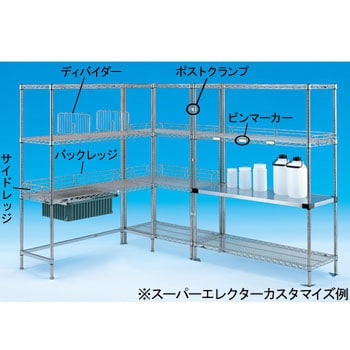 スーパーエレクターシェルフ(抗菌仕様) 棚 LS 910【ECJ】-