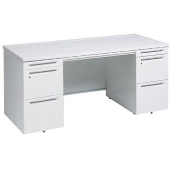 アドバンス 両袖机 中央引出し付(A3対応) スタンダードタイプ オカムラ(岡村製作所)