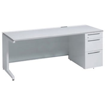 アドバンス 右片袖3段B5 中央引出し無 コンセント対応タイプ L脚 オカムラ(岡村製作所)