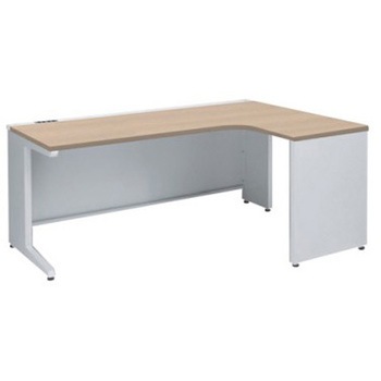 アドバンス L型右用引出無 配線カバーコンセント対応タイプ L脚 オカムラ(岡村製作所)