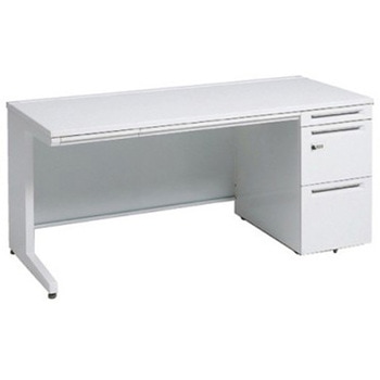 アドバンス 右片袖 中央引出し付(A3対応) 標準タイプ ダイヤル錠タイプ L脚 オカムラ(岡村製作所)