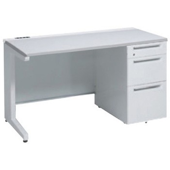 アドバンス 右片袖3段B5 中央引出し無 コンセント対応タイプ L脚 オカムラ(岡村製作所)