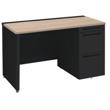 アドバンス 右片袖 中央引出し無 標準タイプ パネル脚 オカムラ(岡村製作所)