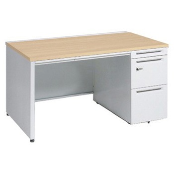 アドバンス 右片袖 中央引出し付(A3対応) コンセント対応タイプ ダイヤル錠タイプ パネル脚 オカムラ(岡村製作所)