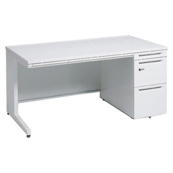 アドバンス 右片袖 中央引出し付(A3対応) コンセント対応タイプ ダイヤル錠タイプ L脚 オカムラ(岡村製作所)