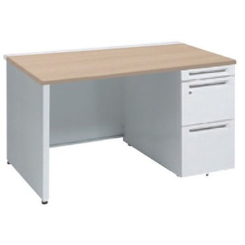 アドバンス 右片袖 中央引出し無 標準タイプ パネル脚 オカムラ(岡村製作所)