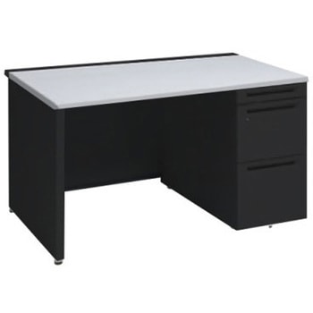 アドバンス 右片袖 中央引出し無 標準タイプ パネル脚 オカムラ(岡村製作所)