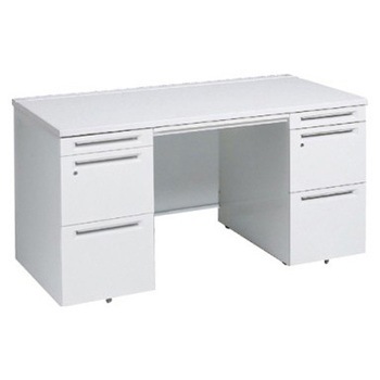 アドバンス 両袖机 中央引出し付(A3対応) スタンダードタイプ オカムラ(岡村製作所)