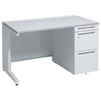 アドバンス 右片袖 中央引出し無 標準タイプ L脚 オカムラ(岡村製作所)