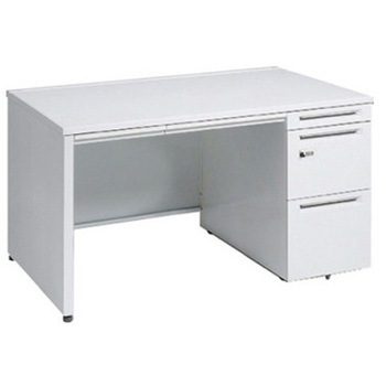 アドバンス 右片袖 中央引出し付(A3対応) コンセント対応タイプ ダイヤル錠タイプ パネル脚 オカムラ(岡村製作所)