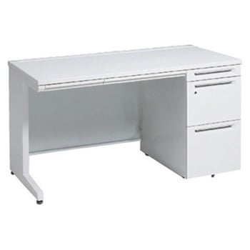 アドバンス 右片袖 中央引出し付(A3対応) コンセント対応タイプ L脚 オカムラ(岡村製作所)