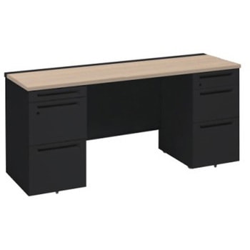 アドバンス 両袖机 3段B5 中央引出し無 スタンダードタイプ オカムラ(岡村製作所)