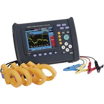 【レンタル】電源品質アナライザ+クランプオンセンサAC100A(校正書付) HIOKI(日置電機)