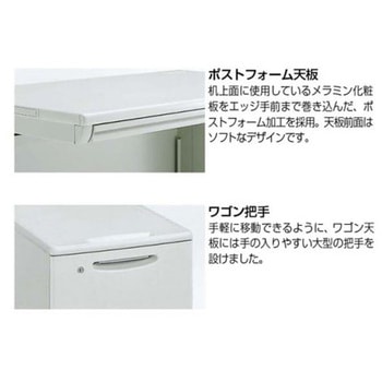 SDデスク 片袖机 3段ロング引出し オカムラ(岡村製作所)