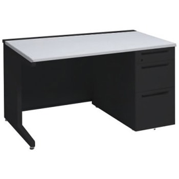 アドバンス 右片袖3段B5 中央引出し無 標準タイプ L脚 オカムラ(岡村製作所)