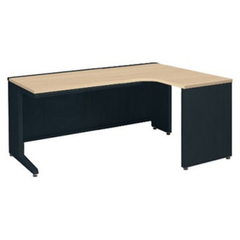 アドバンス L型右用引出付(A3対応) 配線カバーコンセント対応タイプ L脚 オカムラ(岡村製作所)