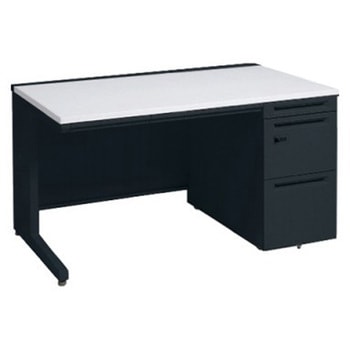 アドバンス 右片袖 中央引出し付(A3対応) コンセント対応タイプ ダイヤル錠タイプ L脚 オカムラ(岡村製作所)