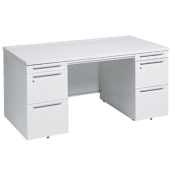 アドバンス 両袖机 中央引出し付(A3対応) スタンダードタイプ オカムラ(岡村製作所)