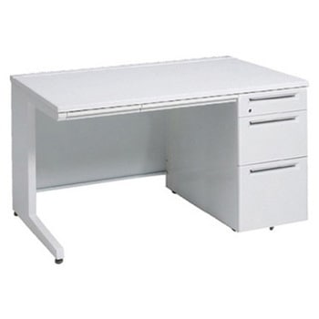 アドバンス 右片袖3段B5 中央引出し付(A3対応) コンセント対応タイプ L脚 オカムラ(岡村製作所)