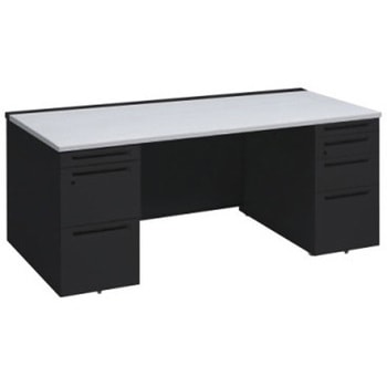 アドバンス 両袖机 4段 中央引出し無 スタンダードタイプ オカムラ(岡村製作所)