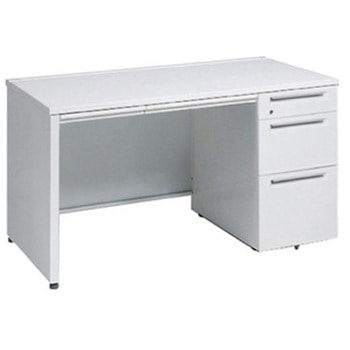 アドバンス 右片袖3段B5 中央引出し付(A3対応) コンセント対応タイプ パネル脚 オカムラ(岡村製作所)