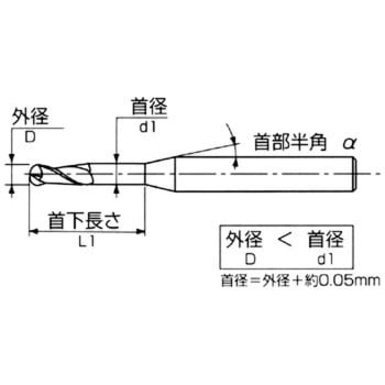 Xsミルジオボール ロングシャンク NACHI(不二越)