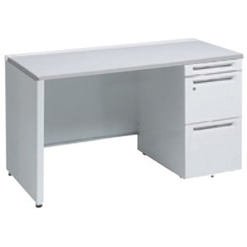 アドバンス 右片袖 中央引出し無 標準タイプ パネル脚 オカムラ(岡村製作所)