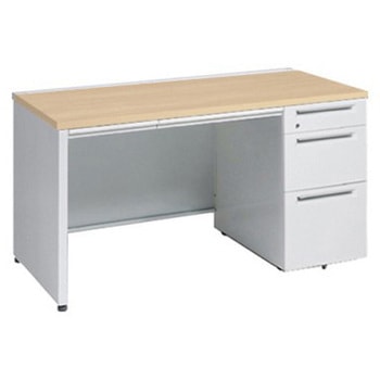 アドバンス 右片袖3段B5 中央引出し付(A3対応) 標準タイプ パネル脚 オカムラ(岡村製作所)