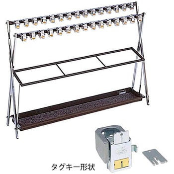 鍵付折り畳み式傘立てX-30 ミヅシマ工業