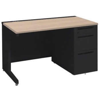 アドバンス 右片袖3段B5 中央引出し無 コンセント対応タイプ L脚 オカムラ(岡村製作所)