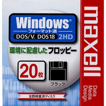 MFHD18-D20K 3.5型 フロッピーディスク DOS/V用 1パック(20枚) マクセル 【通販モノタロウ】