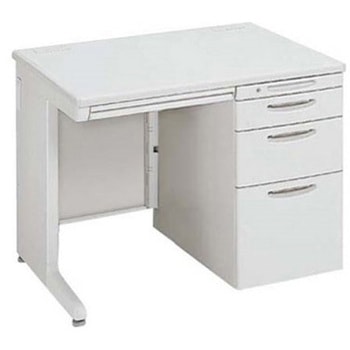 SDデスク 片袖机 4段L オカムラ(岡村製作所)