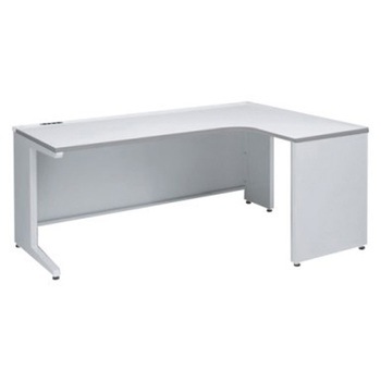 アドバンス L型右用引出無 配線カバーコンセント対応タイプ L脚 オカムラ(岡村製作所)