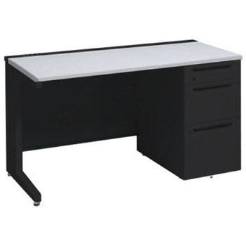 アドバンス 右片袖3段B5 中央引出し無 コンセント対応タイプ L脚 オカムラ(岡村製作所)