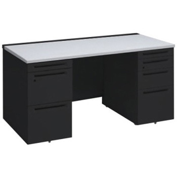 アドバンス 両袖机 4段 中央引出し無 スタンダードタイプ オカムラ(岡村製作所)